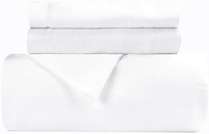 Superior Flannel Cotton Duvet Cover Set Twin White