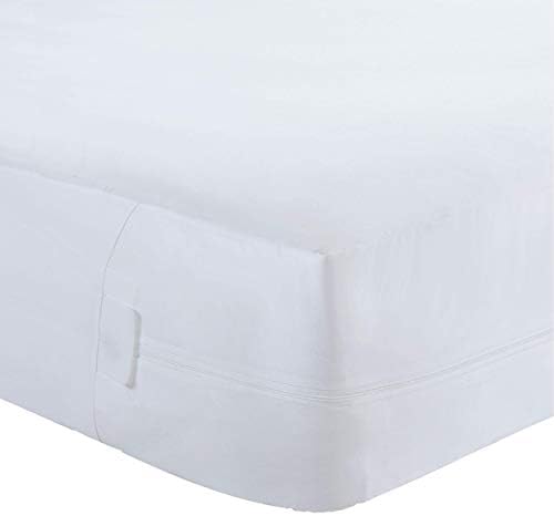 Hypoallergenic Box Spring Protector Twin White