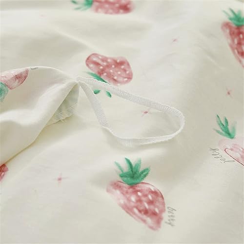 DREAMINGO Strawberry Duvet Cover Twin XL 3 Piece Set