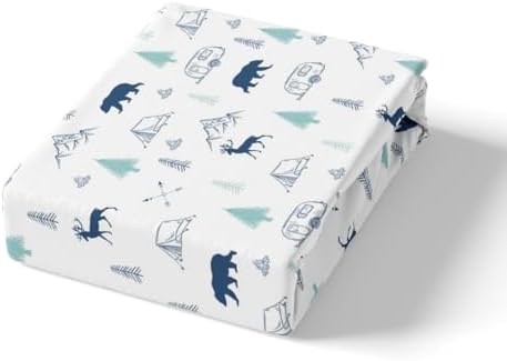 Castle Fairy Bear Deer Print Full Size Bedding Set