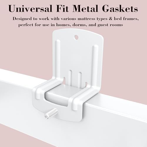 BetLife Unique 6 Pcs Metal Anti-Slip Mattress Gaskets - White 1