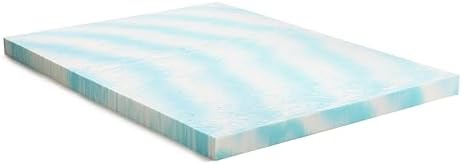 Linenspa 4 Inch Gel Swirl Memory Foam Mattress Topper Cool Comfort