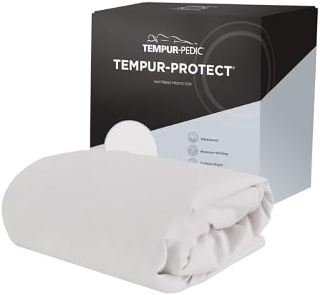 Tempur-Pedic TEMPUR-Protect Waterproof Mattress Protector Full White