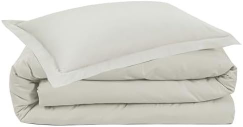 SereneSleep Linen Duvet Cover Set - Twin Size 2Pcs