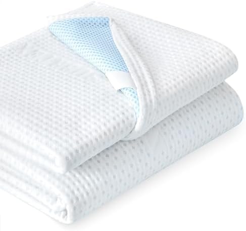 Subrtex 3 Inch Mattress Topper Cover with Zippers Full Size
