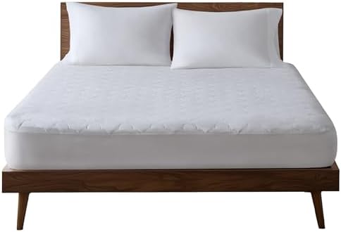 Sleep Philosophy King Mattress Pad - Cotton Quilted Breathable Protector 1