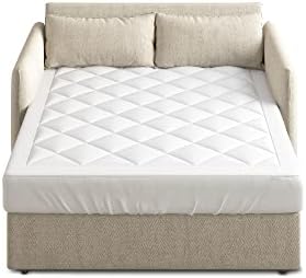 Sleep Philosophy Waterproof Queen Mattress Pad for Sofa Bed