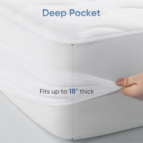 Elegear Queen Cooling Mattress Pad for Hot Sleepers 1