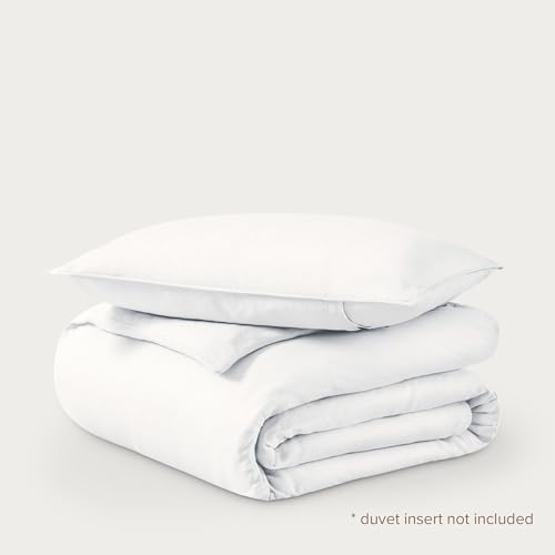 Bare Home Linen Duvet Cover Set - TwinTwin XL Soft White