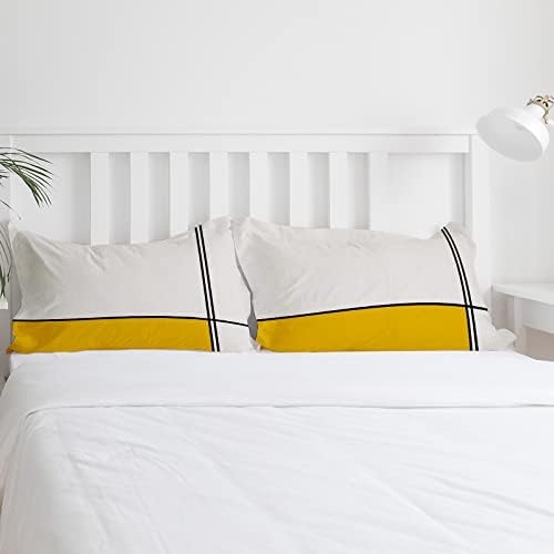 Boanket 3-Piece Geometric Duvet Cover Set with Zipper Closure