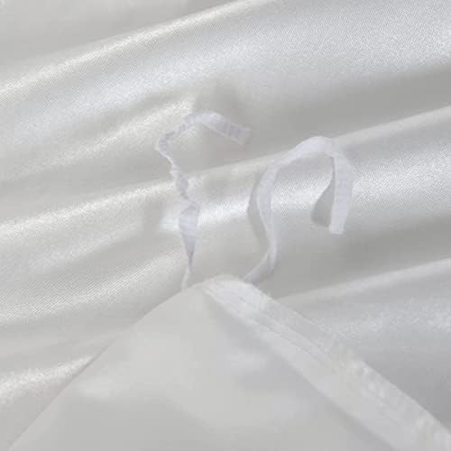 Chanyuan Luxury Satin Duvet Cover Twin Set