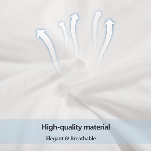 YamYard 3 Pcs Duvet Cover Queen Size Set