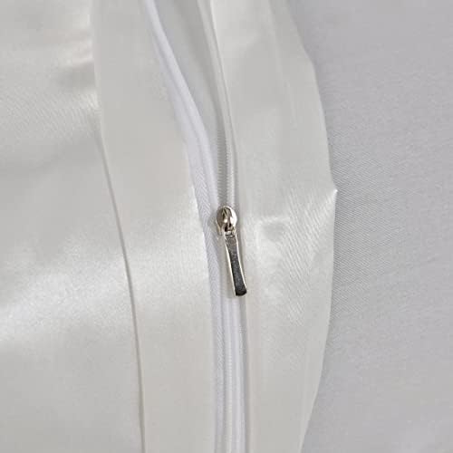 Chanyuan Luxury Satin Duvet Cover Twin Set