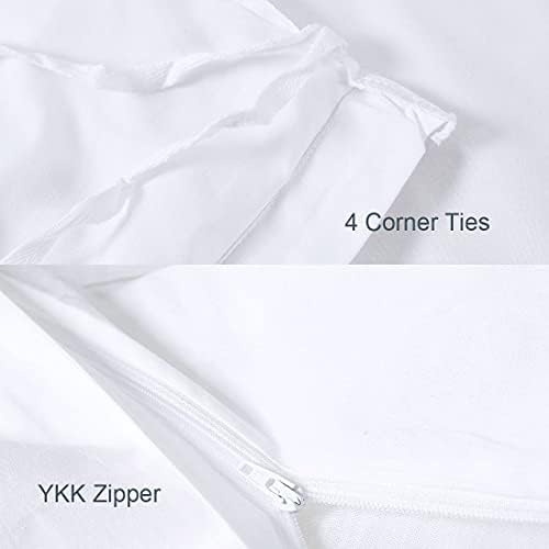 YINFUNG Floral Duvet Cover Set Queen Size 3 Pieces 90x90