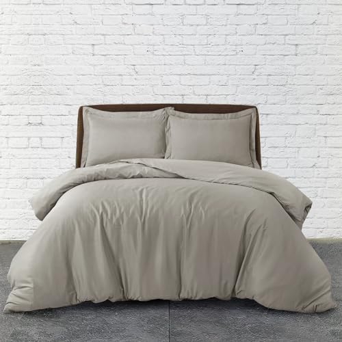 SereneSleep Linen Duvet Cover Set - Twin Size 2Pcs