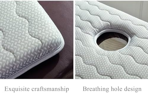 Grey Memory Foam Mattress Topper with Elastic Strap and Anti-Slip Design