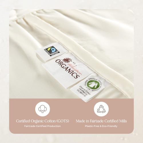 Whisper Organics 100 Cotton Mattress Pad Twin XL