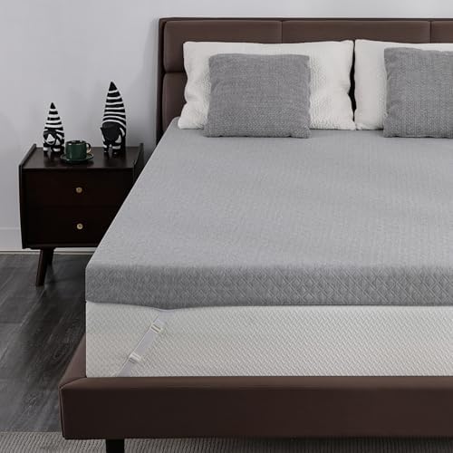 WEUP 3 Inch Reversible Mattress Topper for Back Pain Relief