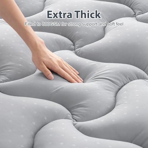 Maxzzz Twin Mattress Topper 800GSM Down Alternative