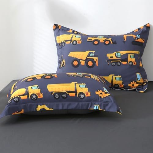 Wajade Kids Construction Truck 7-Piece Comforter Set