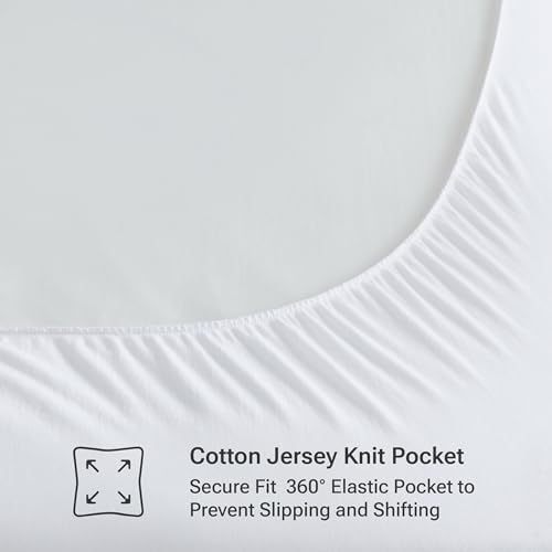 Sleep Philosophy King Mattress Pad - Cotton Quilted Breathable Protector 1