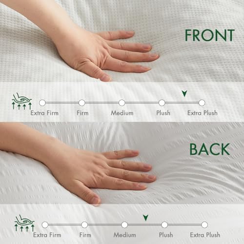 QuietSea Queen Size Memory Foam Mattress Topper
