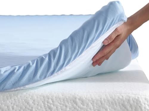 ROOST SLEEP Cool Cloud 3 Inch Gel Memory Foam Mattress Topper