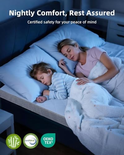 Glendan Mattress Topper - 3 Inch Firm Memory Foam Twin