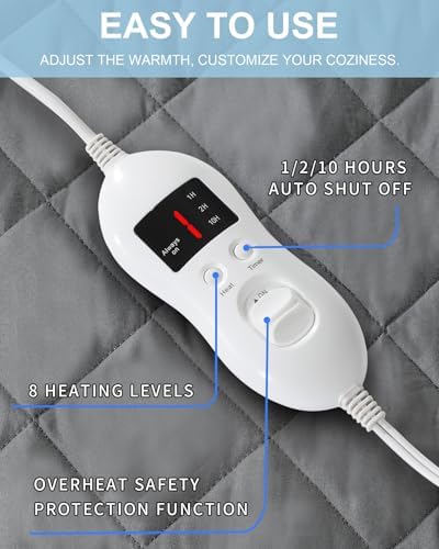 SOHTOPHO Heated Mattress Pad Queen Size