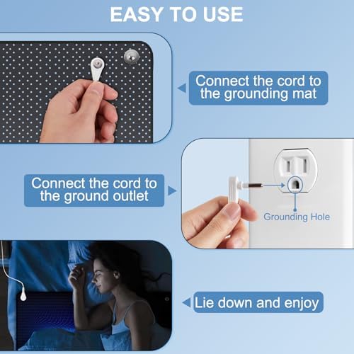 Silkena Grounding Mattress Pad with 15 ft Cord