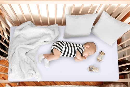 Utopia Bedding Mattress Encasement 2 Pack Crib Size Waterproof