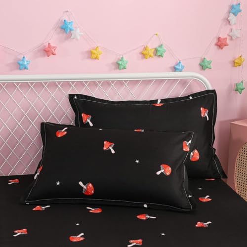 Erosebridal Cute Mushroom Duvet Cover Set Queen Size