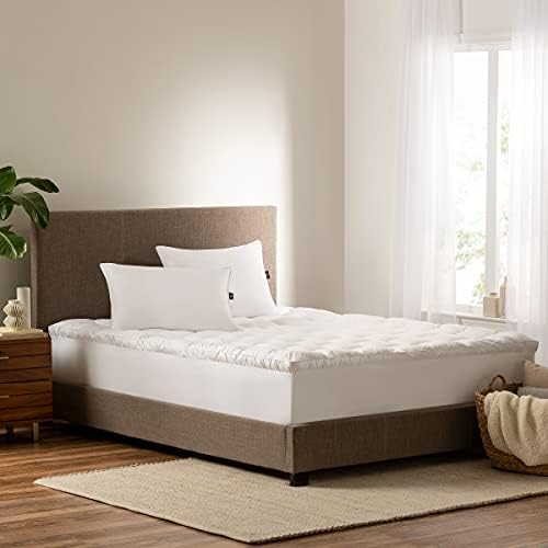 Serta Down Illusion 2 Inch Mattress Topper Full White