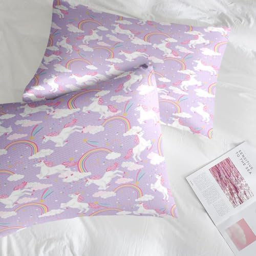 Pamnest Unicorn Comforter Set Twin 5 Pcs