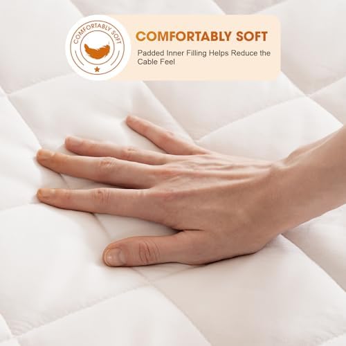 Valthie Heated Mattress Pad Twin XL 39x80 White