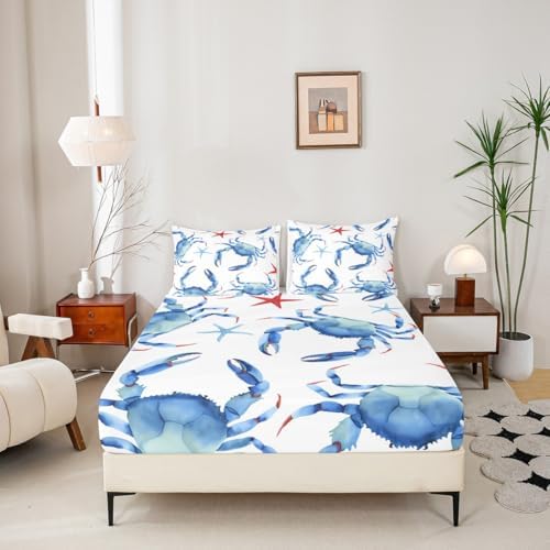 Feelyou Ocean Themed Twin Bed Sheet Set 1