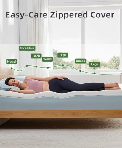 Marsail 3 Inch Cooling Gel Mattress Topper Twin XL