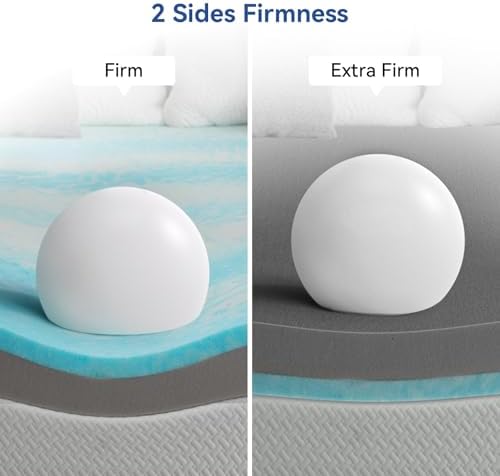 WEUP 3 Inch Firm Mattress Topper Twin Reversible