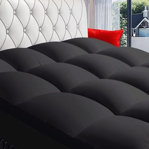 COONP King Mattress Topper with Cooling Plush and Deep Pocket