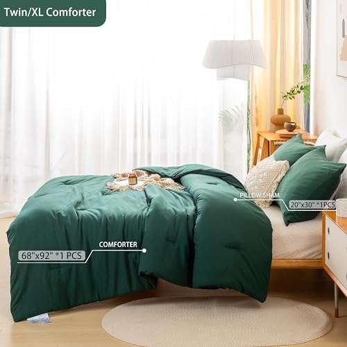 COTTEBED Ultra-Soft Polycotton Comforter Set Twin XL 1