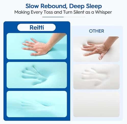 3 Inch Gel Memory Foam Mattress Topper Queen Size
