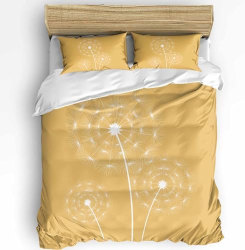Boanket 3-Piece California King Duvet Cover Set with Zipper and Pillowcases