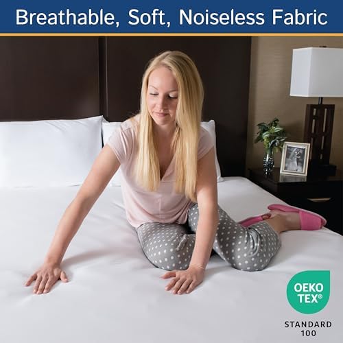 Four Seasons Essentials King Mattress Protector Waterproof Zippered Cover