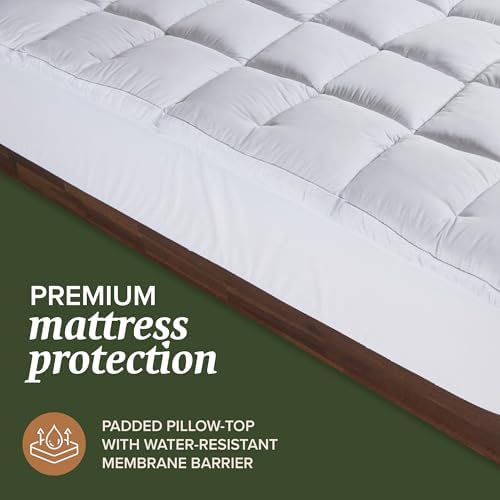 Beckham Hotel Collection Twin XL Hybrid Mattress Protector Pad 1