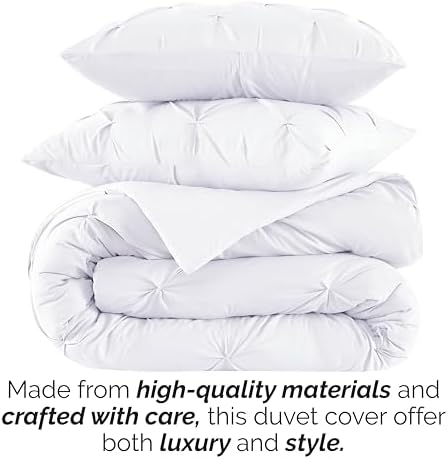 Southshore Fine Living Pinch Pleated Duvet Cover Twin Set
