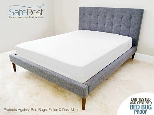 SafeRest Zippered Mattress Protector - King Size Waterproof Encasement