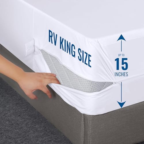 Utopia Bedding RV King Mattress Encasement 100 Waterproof