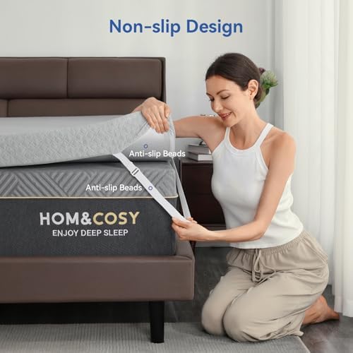 WEUP 4 Inch Firm Mattress Topper with Reversible Support
