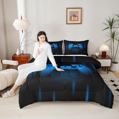 Feelyou Boys Gamer Comforter Set Queen 1