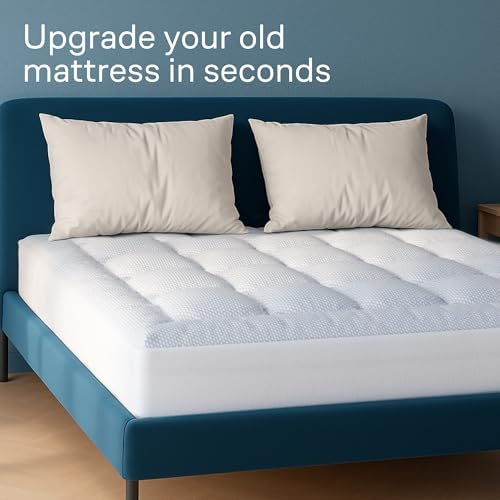 Niagara Cooling Mattress Topper - Ultra Soft Deep Pocket 54x75 Inches